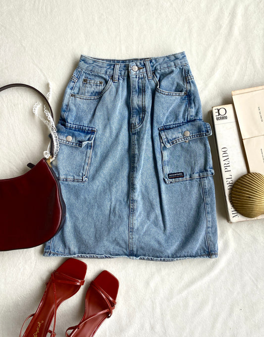 90 DENIM SKIRT