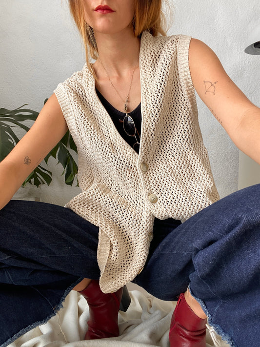 Crochet vest